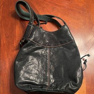 Lucky Brand Black Leather Shoulder Bag